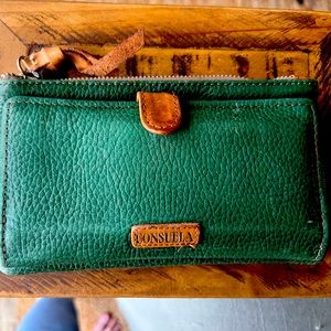 Consulea wallet. Showing some wear and tear but still in good condition